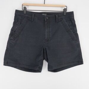 Proof Rover Shorts Mens 33 Black Stretch Canvas Performance Five Pocket